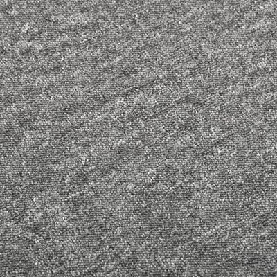 vidaXL Teppichfliesen 20 Stk. 5 m² 50x50 cm Grau