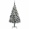 vidaXL Künstlicher Weihnachtsbaum mit 300 LEDs mit Ständer Weiß 180 cm