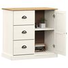 vidaXL Sideboard mit Schubladen VIGO 78x40x75 cm Massivholz Kiefer