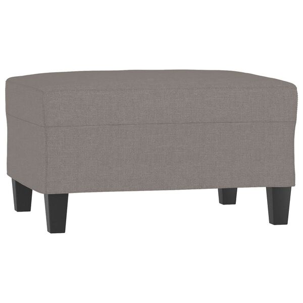 vidaXL Fu&szlig;hocker Taupe 70x55x41 cm Stoff