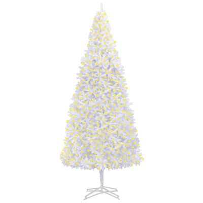 vidaXL Künstlicher Weihnachtsbaum mit Beleuchtung 500 cm Weiß