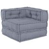 vidaXL Modulare Sofagarnitur Stoff Grau 70 x 70 x 56 cm