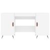 vidaXL Schreibtisch Weiß 140x50x75 cm Holzwerkstoff