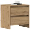 vidaXL Nachttisch 2 pcs Artisan-Eiche 45 x 34 x 44,5 cm Holzwerkstoff
