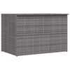 vidaXL Garden-Auflagenbox Grau 150x100x100 cm Poly Rattan