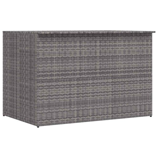 vidaXL Garden-Auflagenbox Grau 150x100x100 cm Poly Rattan
