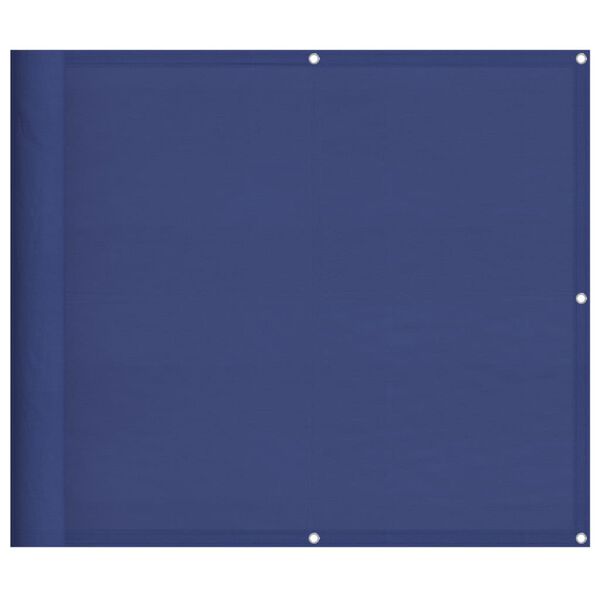 vidaXL Balkon-Sichtschutz Blau 90x800 cm 100 % Polyester-Oxford
