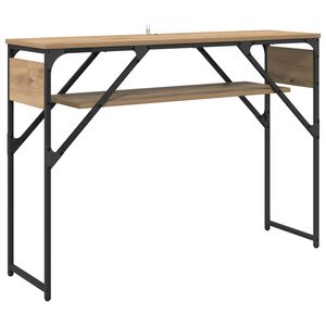 vidaXL Konsolentisch Artisan-Eiche Holzwerkstoff 105x30x75cm