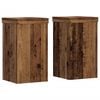 vidaXL Pflanzenst&auml;nder 2 Stk. Altholz-Optik 10x10x18 cm Holzwerkstoff
