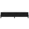 vidaXL Boxspringbett mit Matratze Schwarz 160 x 210 cm Stoff