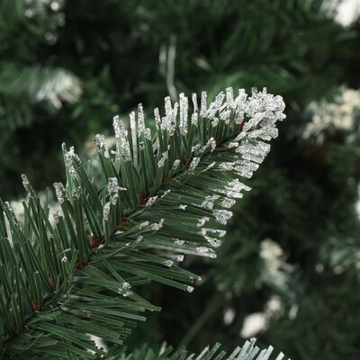 vidaXL Künstlicher Weihnachtsbaum mit LEDs & Kugeln 180 cm