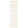 vidaXL Doppelrollo Marmorbeige 40x100 cm Stoffbreite 35,9 cm Polyester