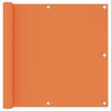 vidaXL Balkon-Sichtschutz Orange 90x600 cm Oxford-Gewebe