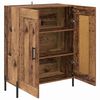 vidaXL Sideboard Altholz 69,5 x 34 x 90 cm Verbundholz und Eisen