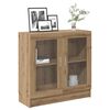 vidaXL B&uuml;cherschrank Artisan-Eiche 82,5x30,5x80 cm Holzwerkstoff