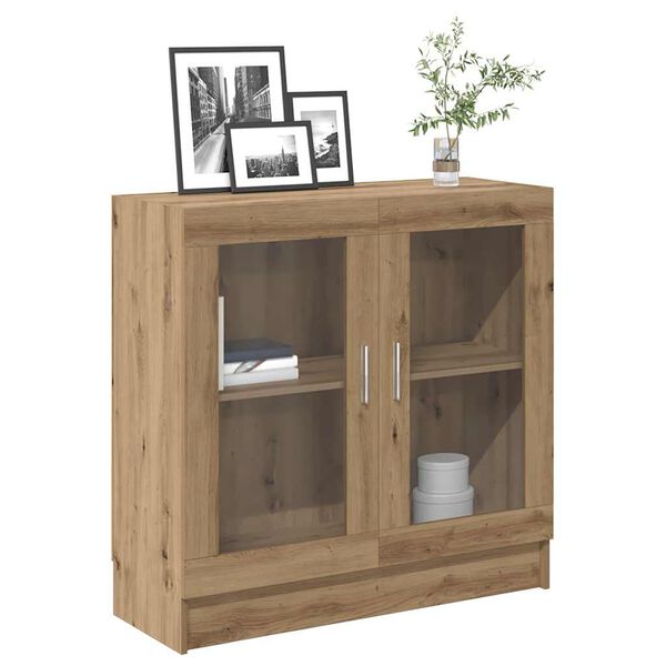 vidaXL B&uuml;cherschrank Artisan-Eiche 82,5x30,5x80 cm Holzwerkstoff