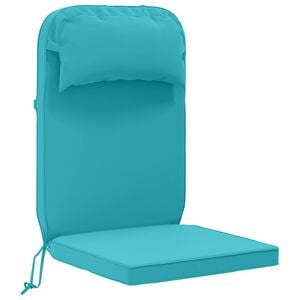 vidaXL Sonnen-Lounger Kissen 100 % Polyester T&uuml;rkis 55 x 124 x 5 cm