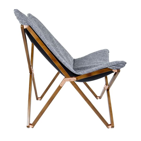 Bo-Camp Relaxstuhl Bloomsbury M Grau