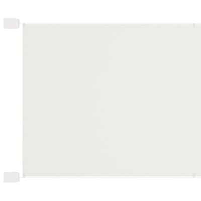 vidaXL Senkrechtmarkise Weiß 140x270 cm Oxford-Gewebe