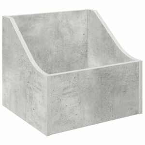 vidaXL LP Plattenbox Betongrau 37 x 33 x 32 cm Holzwerkstoff