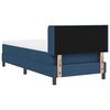 vidaXL Boxspringbett mit Matratze mit Matratze Blau 100 x 200 cm