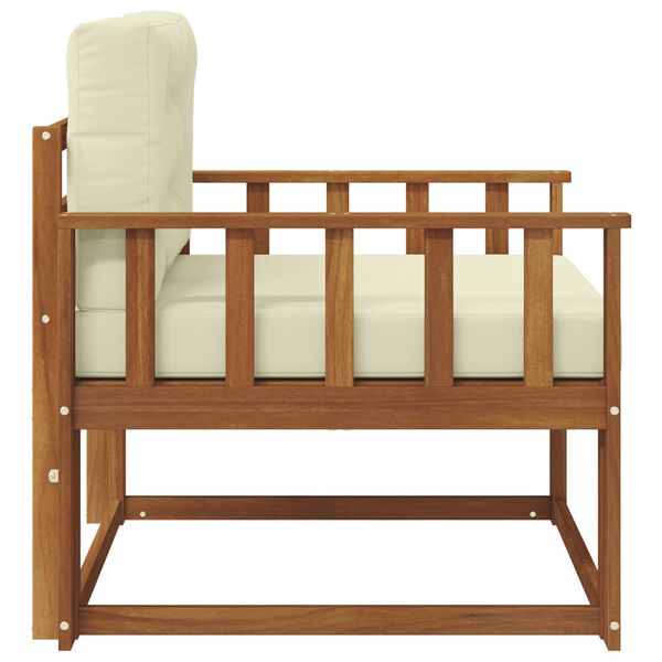 vidaXL Outdoor Mittelsofa Massivholz Akazie Natur