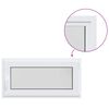 vidaXL Kellerfenster Innenseite Farbe Wei&szlig; RISOR 105 x 50 cm