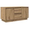 vidaXL TV-Schrank mit LED-Leuchten Artisan-Eiche 100x41x50 cm