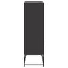vidaXL Highboard Schwarz 68,5x38,5x123,5 cm Stahl