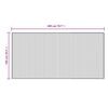 vidaXL Teppich Rechteckig Dunkelbraun 100x200 cm Bambus