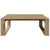 vidaXL Couchtisch Artisan-Eiche 100x100x35 cm Holzwerkstoff