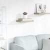 vidaXL Schwebendes Wandregal Eichefarben 40x23x3,8 cm MDF
