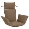vidaXL Adirondack Kissen PUTTEN 100 % Polyester Taupe 60 x 145 x 10 cm