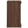 vidaXL Sideboard mit LED-Leuchten Braun Eichen-Optik 41x37x67 cm