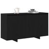 vidaXL Sideboard Schwarz Eichen-Optik 120 x 41 x 75 cm Holzwerkstoff