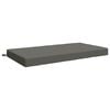 vidaXL Sitzkissen SOEST 100 % Polyester Grau 120 x 60 x 10 cm