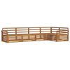 vidaXL Outdoor-Sofagarnitur 5 stk. Natur