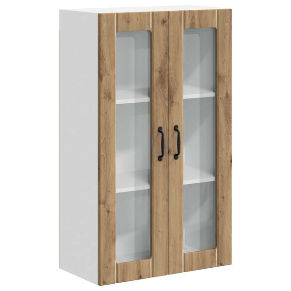 vidaXL K&uuml;chenwandschrank Artisan-Eiche 60 x 31 x 100 cm Holzwerkstoff