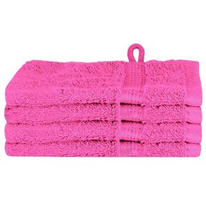vidaXL G&auml;stetuch SOLUND 4 Stk. Rosa 15 x 21 cm 550 gsm