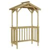 vidaXL Grillh&uuml;tte 133,5 x 63 x 200 cm Impr&auml;gniertes Kiefernholz