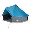 vidaXL Tipi-Familienzelt 6 Personen Blau Wasserdicht