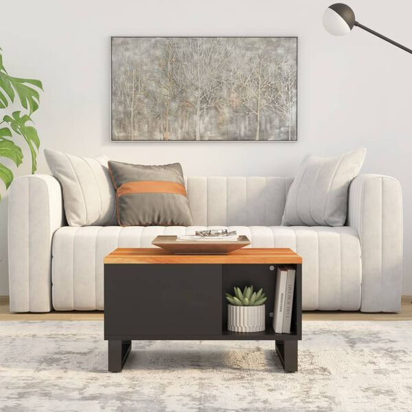 vidaXL Couchtisch 60x50x35 cm Massivholz Akazie
