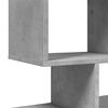 vidaXL Raumteiler-Bücherregal Betongrau 92x29x112 cm Holzwerkstoff