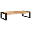 vidaXL Badregal f&uuml;r Braun 100 x 50 x 23 cm Massives rohes Mangoholz