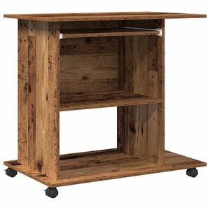 vidaXL Schreibtisch Altholz-Optik 80x50x75 cm Holzwerkstoff