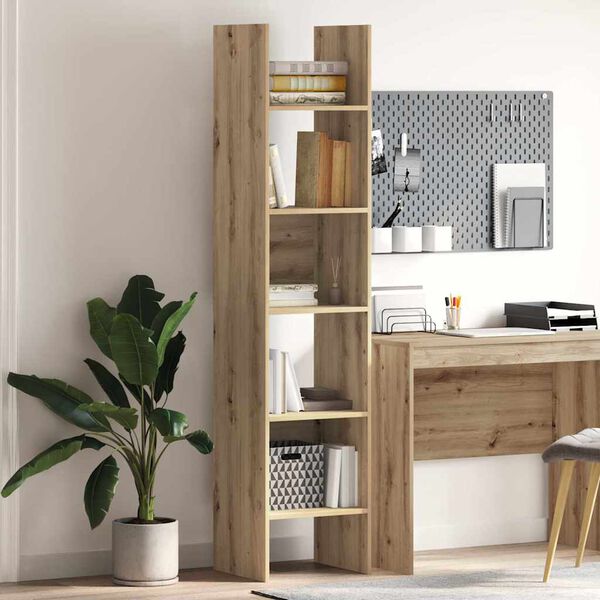 vidaXL B&uuml;cherregal Artisan-Eiche 40 x 35 x 180 cm Holzwerkstoff