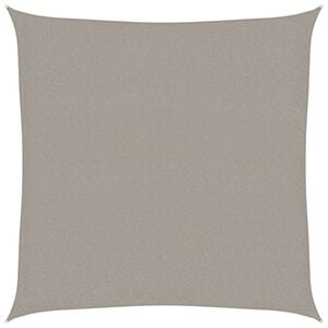 vidaXL Sonnensegel 160 g/m&sup2; Quadratisch Hellgrau 2,5x2,5 m HDPE
