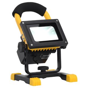 vidaXL LED-Strahler Wiederaufladbar mit Handgriff 30W Kaltwei&szlig;