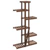 vidaXL Blumenst&auml;nder 75x25x140,5 cm Massivholz Tanne