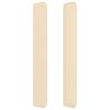 vidaXL Boxspringbett mit Matratze Creme 180x200 cm Stoff